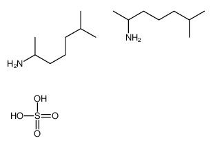 (1,5-dimethylhexyl)ammonium sulphate Structure