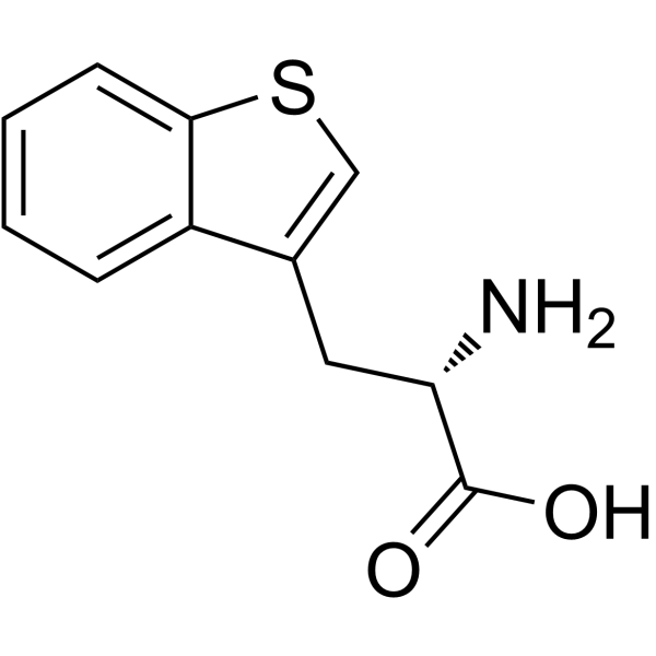 H-β-(3-苯并噻蒽基)-丙氨酸-oH结构式