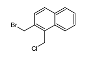 2-(bromomethyl)-1-(chloromethyl)naphthalene结构式