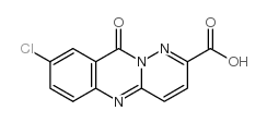 8-氯-10-氧代-10H-吡嗪并[6,1-b]喹唑啉-2-羧酸结构式