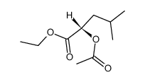 acetyl-L-leucic acid ethyl ester Structure