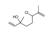 6-chloro-3,7-dimethylocta-1,7-dien-3-ol Structure