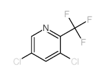 3,5-二氯-2-(三氟甲基)吡啶结构式