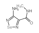 N-METHYL-4-AMINO-1,2,5-SELENADIAZOLE-3-CARBOXAMIDE结构式