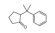 2-(2-phenylpropan-2-yl)cyclopentan-1-one结构式