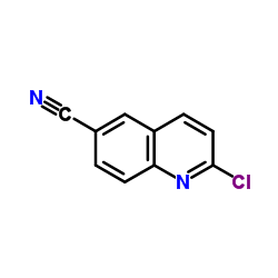 2-氯-6-氰基喹啉结构式