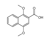 1,4-二甲氧基-2-萘酸结构式
