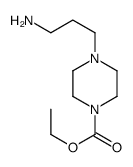 3-(4-乙氧基羰基哌嗪)丙胺结构式