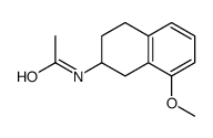 N-(1,2,3,4-四氢-8-甲氧基-2-萘基)乙酰胺结构式