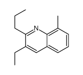 3-ethyl-8-methyl-2-propylquinoline结构式