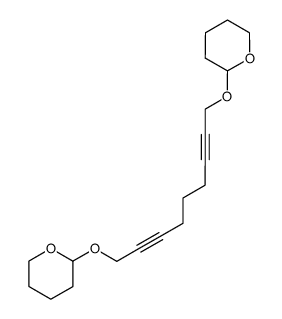 1,9-bis((tetrahydro-2H-pyran-2-yl)oxy)nona-2,7-diyne结构式