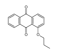 1-Propoxyanthraquinone Structure