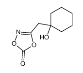 3-[(1-Hydroxycyclohexyl)methyl]-1,4,2-dioxazol-5-on结构式