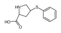 Cis-4-phenylthio-L-proline (Zofenopril Intermediate)结构式