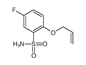 5-fluoro-2-prop-2-enoxybenzenesulfonamide Structure