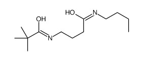 N-[4-(butylamino)-4-oxobutyl]-2,2-dimethylpropanamide结构式
