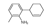 2-(cyclohex-2-en-1-yl)-6-methylaniline结构式