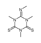 5,6-dihydro-1,3,5-trimethyl-6-methylimino-1,3,5-triazine-2,4-(1H,3H)-dithione Structure
