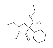 butyl-cyclohexyl-malonic acid diethyl ester结构式
