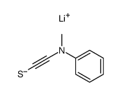 lithium 2-(methyl(phenyl)amino)ethyne-1-thiolate结构式