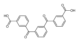 isophthalophenone-3,3'-dicarboxylic acid结构式