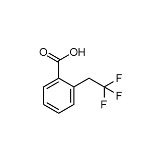 2-(2,2,2-三氟乙基)苯甲酸结构式
