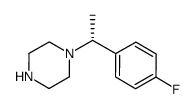 (R)-1-(1-(4-FLUOROPHENYL)ETHYL)PIPERAZINE Structure