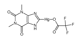 8-trifluoroacetoxymercuritheophylline结构式