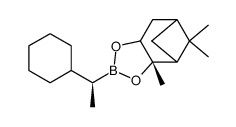 (S)-pinanediol cyclohexylboronate Structure