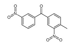 (4-methyl-3-nitrophenyl)-(3-nitrophenyl)methanone Structure