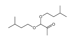 1,1-bis(3-methylbutoxy)propan-2-one结构式