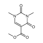 1,3-二甲基-2,4-二氧代-1,2,3,4-四氢嘧啶-5-羧酸甲酯结构式