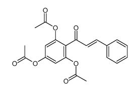 [3,5-diacetyloxy-4-(3-phenylprop-2-enoyl)phenyl] acetate结构式