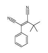 2-tert-butyl-3-phenylbut-2-enedinitrile结构式