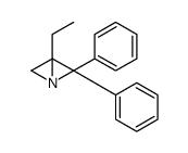 3-ethyl-2,2-diphenyl-1-azabicyclo[1.1.0]butane结构式