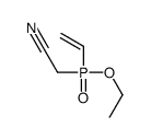2-[ethenyl(ethoxy)phosphoryl]acetonitrile Structure