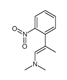 N,N-dimethyl-2-(2-nitrophenyl)prop-1-en-1-amine结构式