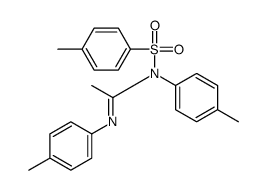 N,N'-bis(4-methylphenyl)-N-(4-methylphenyl)sulfonylethanimidamide Structure