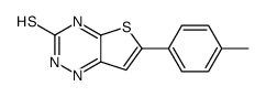6-(4-methylphenyl)-2H-thieno[2,3-e][1,2,4]triazine-3-thione Structure