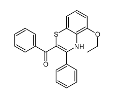 (5-ethoxy-3-phenyl-4H-1,4-benzothiazin-2-yl)-phenylmethanone结构式
