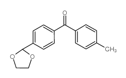 4-(1,3-DIOXOLAN-2-YL)-4'-METHYLBENZOPHENONE结构式
