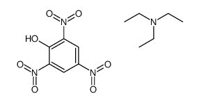 N,N-diethylethanamine,2,4,6-trinitrophenol Structure