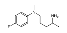 1H-Indole-3-ethanamine, 5-fluoro-α,1-dimethyl Structure