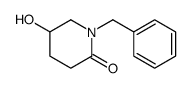 1-benzyl-5-hydroxypiperidin-2-one结构式