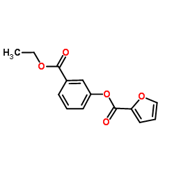 3-(Ethoxycarbonyl)phenyl 2-furoate结构式