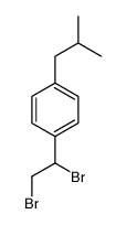 1-(1,2-dibromoethyl)-4-(2-methylpropyl)benzene结构式