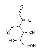 3-o-(14c-methyl)-d-glucose结构式