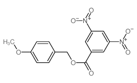 (4-methoxyphenyl)methyl 3,5-dinitrobenzoate结构式