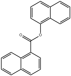 萘-1-基-1-萘甲酸酯结构式
