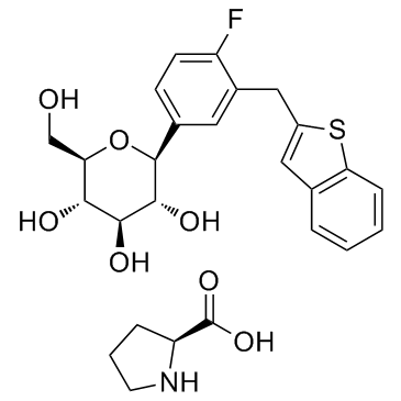 依格列净脯氨酸结构式